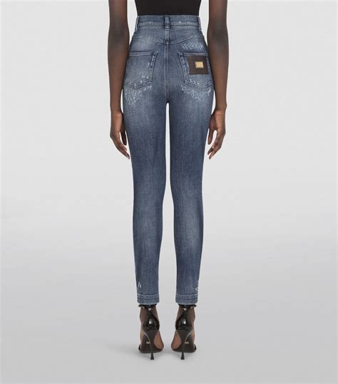 dolce gabbana jeans knitwear dames|dolce gabbana distressed jeans.